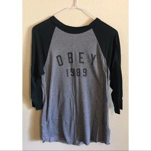 Obey Baseball Tee